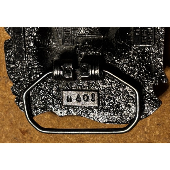 Harley Davidson Belt Buckle American Flag Engine‎ Made with Pride USA H401 - Picture 2 of 13